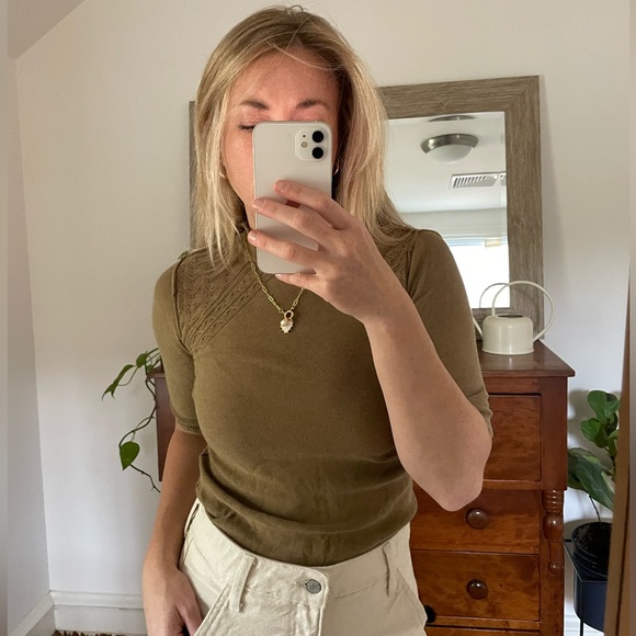 Free People Knit Ruffle Bodysuit - Picture 2 of 7